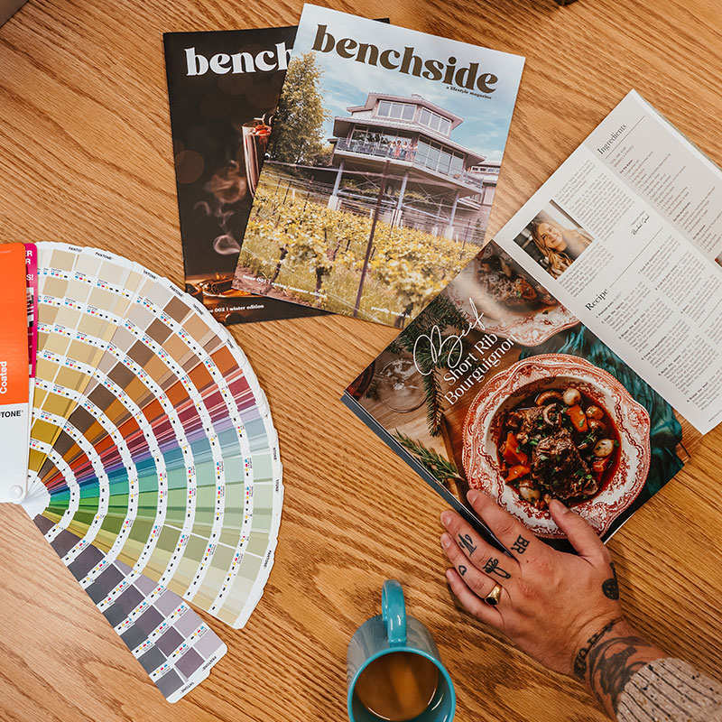 Benchside & Swatches